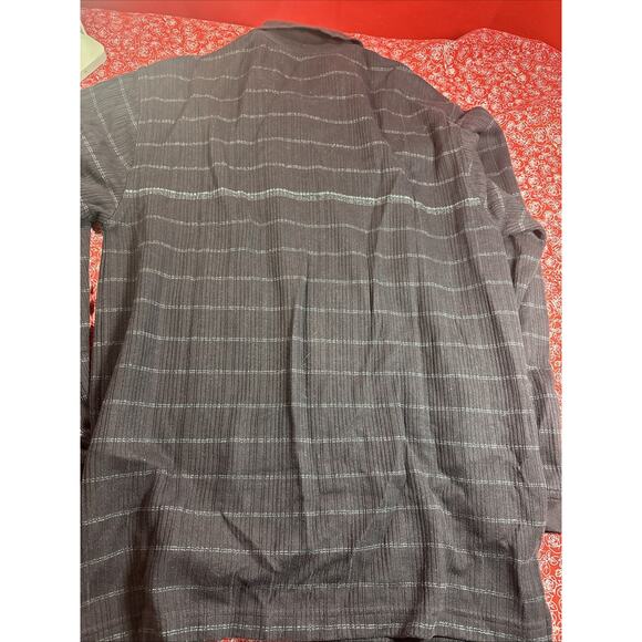 Vintage Maroon Arrow Polo Two Button Cotton Blend Long Sleeve Sweater M - Picture 4 of 4